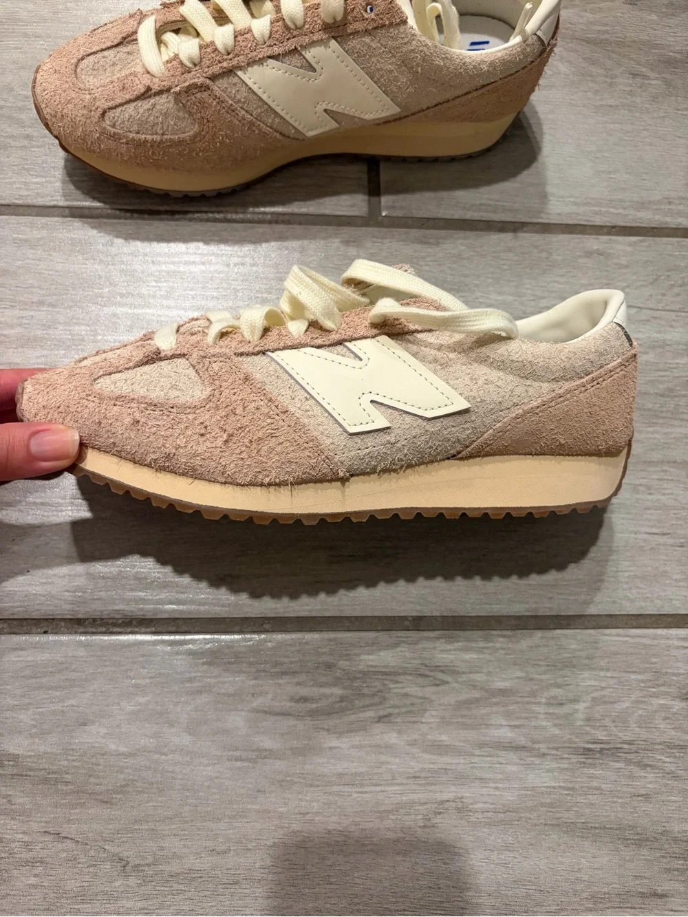 Size 4.5 - New Balance 471 Bisque Flat Taupe Unisex Beige Shoes NWOT